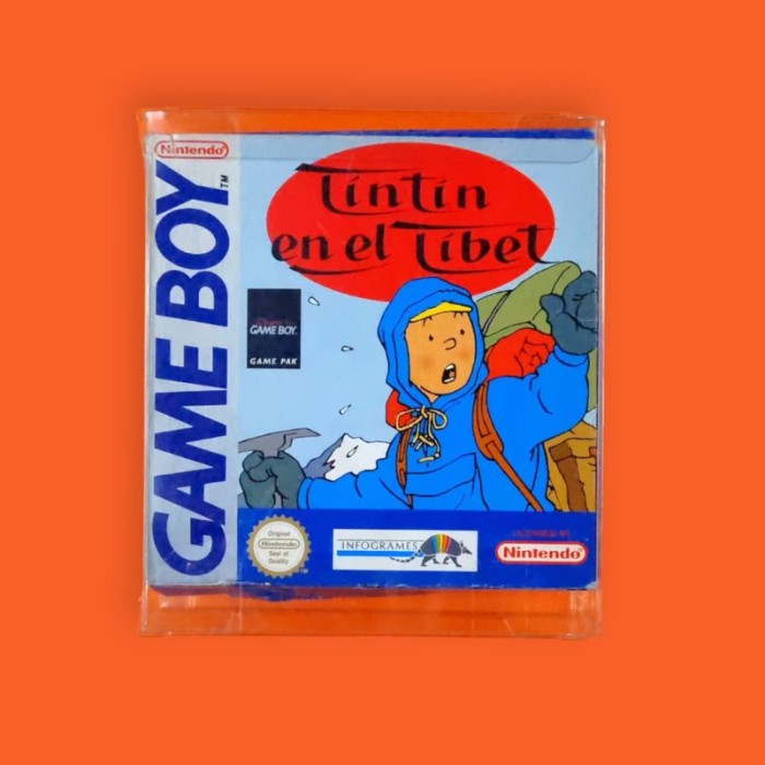 Tintín en el Tibet Game Boy