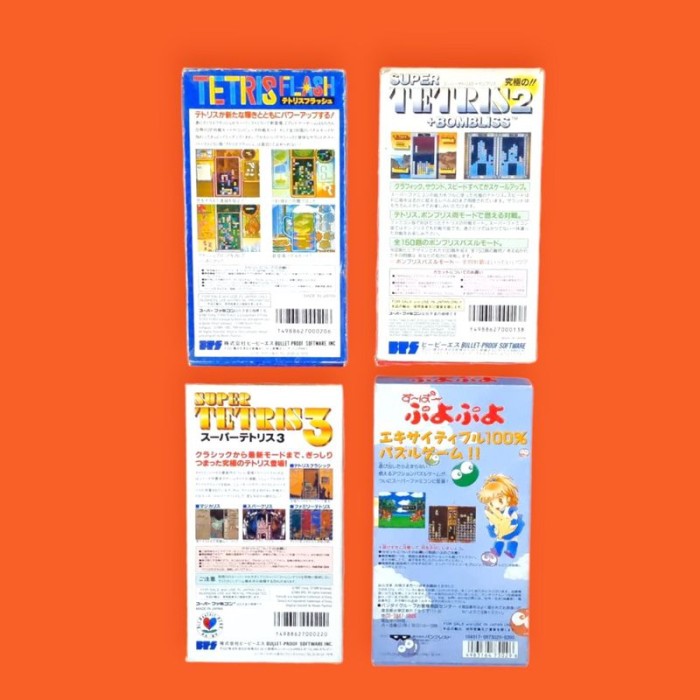 Pack Juegos Puzzle / Super Famicom