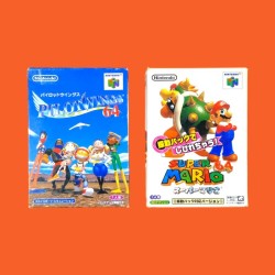 Pilotwings + Super Mario 64 (versiones japonesas) N64
