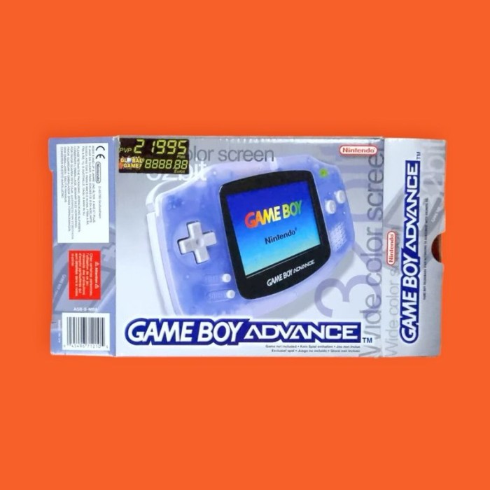 Game Boy Advance con Caja