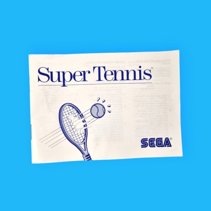 Super Tennis - The Sega...