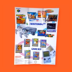 Póster Game Boy - Nintendo 64