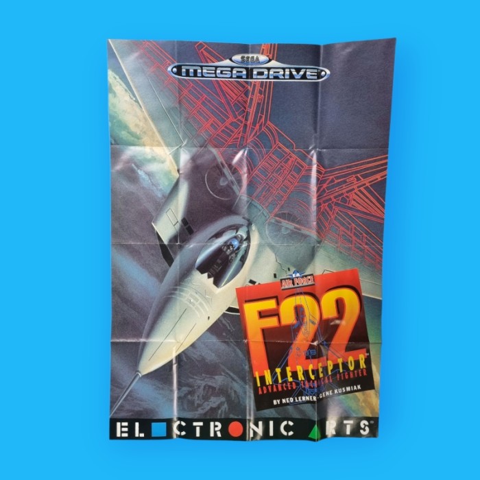 Póster/Catálogo Mega Drive