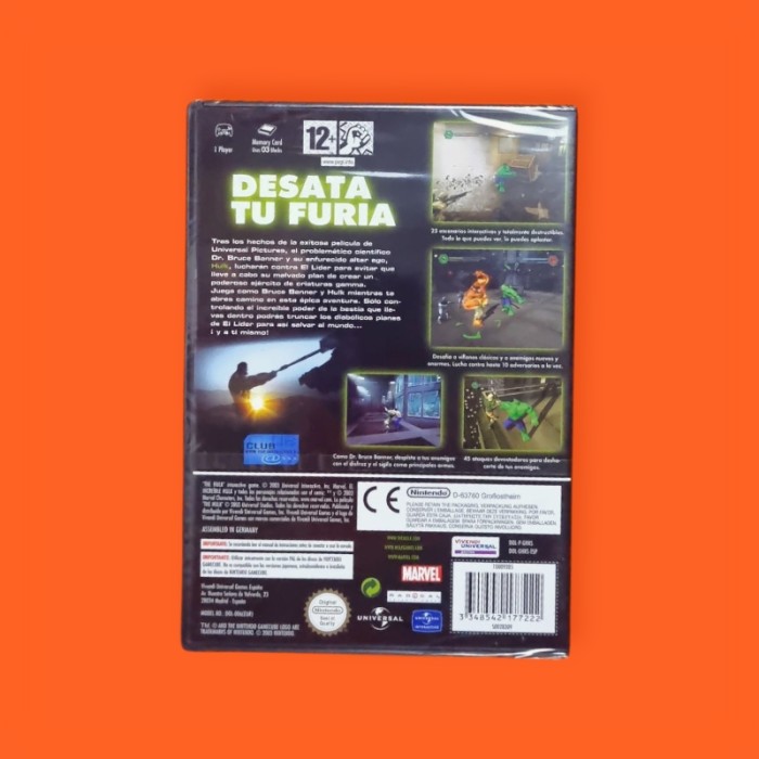 The Hulk PRECINTADO / Gamecube
