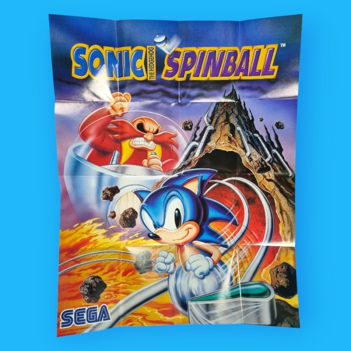 Póster Sonic Spinball/Mega...