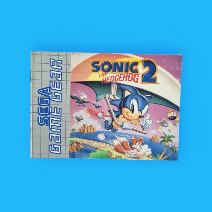 Sonic 2 con Manual / Game Gear